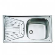 Teka DEVA 1B 1D, Edelstahl poliert