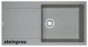 Franke Maris MRG 611-100 XL Einbausple Fragranit+, Farbe Steingrau, 114.0378.124