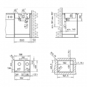Teka RADEA 340 / 400 + 180 / 400 F, Edelstahl Feinschliff
