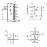 Teka RADEA 340 / 400, Unterbaubecken, Edelstahl Feinschliff