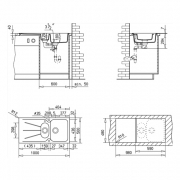 Teka CARA 60 B-TG, Tegranit Alugraumetallic