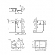 Teka CARA 45 B-TG, Tegranit Alugraumetallic