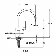 Teka MZ WHITE, Hochdruck, weiss