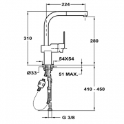 Teka MZ 938, Hochdruck, chrom