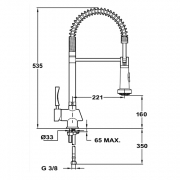 Teka MY 1 PRO, Hochdruck, chrom