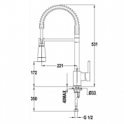 Teka ARK 939, Hochdruck, chrom