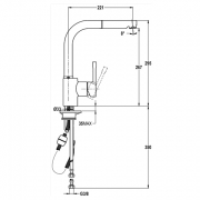 Teka ARK 938, Hochdruck, chrom