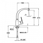 Teka MTP 915, Hochdruck, chrom