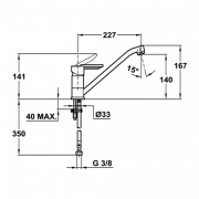 Teka ML, Hochdruck, chrom