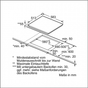 Neff TBT 5650 N / T56BT50N0, Autarkes Elektrokochfeld, TwistPad Flat, 60 cm, mit 5 Jahren Garantie!