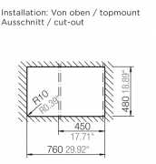 Schock Formhaus D-100 S A Einbau/Auflage, Croma
