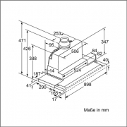 Neff DML 4954 X / D49ML54X0, Flachschirmhaube 90 cm, EEK: A, mit 5 Jahren Garantie!