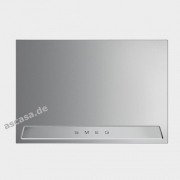 SMEG KIT1TR41X Metallrckwand, Farbe Edelstahl mit Smeg-Logo