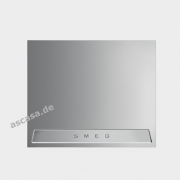 SMEG KIT1TR9X Metallrckwand, Farbe Edelstahl mit Smeg-Logo