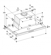Gaggenau AF 210 191, Flachschirm-Haube Serie 200, Edelstahl, 90 cm. Mit 5 Jahren Garantie!