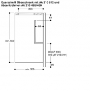 Gaggenau AF 200 160, Flachschirm-Haube Serie 200, Edelstahl, 60 cm. Mit 5 Jahren Garantie!