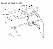 Gaggenau AF 200 160, Flachschirm-Haube Serie 200, Edelstahl, 60 cm. Mit 5 Jahren Garantie!