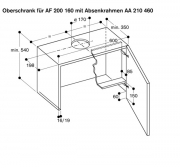 Gaggenau AF 200 160, Flachschirm-Haube Serie 200, Edelstahl, 60 cm. Mit 5 Jahren Garantie!
