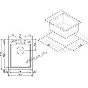 SMEG LFT34RS Einbausple Flachrahmen, Edelstahl, 34 cm