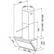 SMEG KL175XE Wandhaube Edelstahl, 75 cm, mit 5 Jahren Garantie!