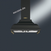 SMEG KC16POE Wandhaube Creme/Messsing antik, 60 cm, Energieeffizienzklasse A, mit 5 Jahren Garantie!