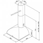 SMEG KS59AOE Wandhaube Anthrazit/Messing antik, Nostalgie-Design, 60 cm, Energieeffizienzklasse A, mit 5 Jahren Garantie!