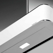 Falmec Stilo NRS Inselhaube 90 cm, Front weiss, mit 5 Jahren Garantie