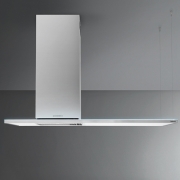 Falmec Zenith NRS Inselhaube, Grundelement + Glaspaneel 90 cm, Edelstahl, mit 5 Jahren Garantie