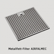 Falmec Zenith NRS Inselhaube, Grundelement + Glaspaneel 90 cm, Edelstahl, mit 5 Jahren Garantie