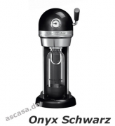 KitchenAid 5KSS1121OB/2, Sodastream Trinkwassersprudler, 1 Liter, Onyx Schwarz