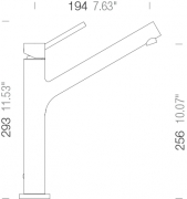 Schock Dion Festauslauf, Chrom, Hochdruck, 510000 CHR