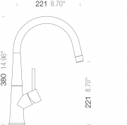 Schock Conos Festauslauf, Edelstahl massiv, Hochdruck, 528000 EDM