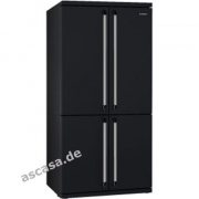 SMEG FQ960N Khl-Gefrier-Kombination Side-by-Side, No Frost, Schwarz, Energieeffizienzklasse A+, mit 5 Jahren Garantie!