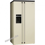 SMEG SBS963P Khl-Gefrier-Kombination Side-by-Side, No Frost, Creme, Victoria-Design, Energieeffizienzklasse A+, mit 5 Jahren Garantie!