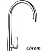 Schock Gota Zugauslauf, Chrom, Hochdruck