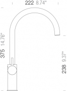 Schock Hekate Festauslauf Chrom, 549000 CHR