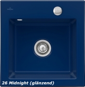 Villeroy & Boch Subway 50 S, Farbe 26 Midnight, Premiumline