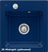 Villeroy & Boch Subway 45 XS, Farbe 26 Midnight, Premiumline