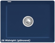 Villeroy & Boch Subway 60 SU, Farbe 26 Midnight, Premiumline