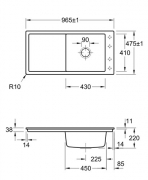 Villeroy & Boch Timeline 60 flat, Farbe 50 Emerald, Premiumline
