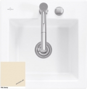 Villeroy & Boch Subway 50 S flat, Farbe FU Ivory, Classicline