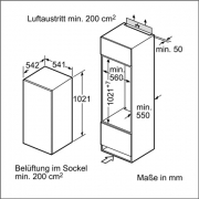 Neff K 325 A2 / K1535X8, integrierbarer Khlautomat, EEK: A++, mit 5 Jahren Garantie!