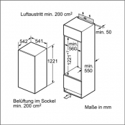 Neff K 414 A2 / K1544X8, integrierbarer Khlautomat, EEK: A++, mit 5 Jahren Garantie!