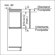 Neff K 246 A3 / KI2223D40, integrierbarer FreshSafe Khlautomat, EEK: A+++, mit 5 Jahren Garantie!