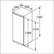 Neff KN 536 A2 / KI8513D30, integrierbarer VitaFresh Khlautomat, EEK: A++, mit 5 Jahren Garantie!