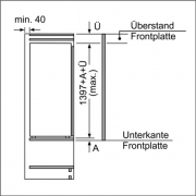 Neff KN 536 A2 / KI8513D30, integrierbarer VitaFresh Khlautomat, EEK: A++, mit 5 Jahren Garantie!