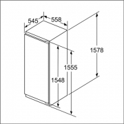 Neff K 646 A3 / KI2723D40, integrierbarer FreshSafe Khlautomat, EEK: A+++, mit 5 Jahren Garantie!