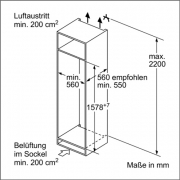Neff K 646 A3 / KI2723D40, integrierbarer FreshSafe Khlautomat, EEK: A+++, mit 5 Jahren Garantie!