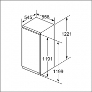 Neff K 435 A2 / KI1413F30, integrierbarer FreshSafe Khlautomat, EEK: A++, mit 5 Jahren Garantie!