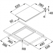 Franke Mythos FHMT 302, Induktions-Kochfeld, C-Schliff, 30 cm, 108.0391.248, Mit 5 Jahren Garantie!